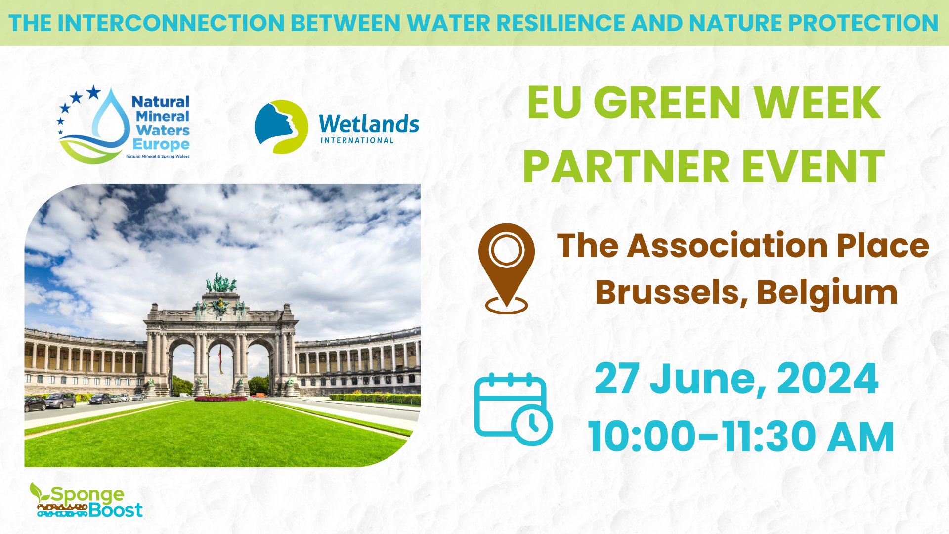 EU Green Week: The Interconnection between Water Resilience and Nature Protection