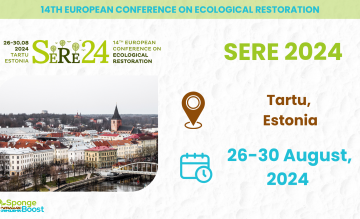 SpongeBoost will appear on the 14th European Conference on Ecological Restoration (SERE 2024)