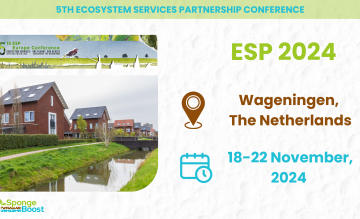 SpongeBoost partners are set to host sessions at the upcoming 5th ESP Conference, taking place this November in Wageningen.