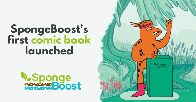 A new press release on the launch of SpongeBoost’s first comic book