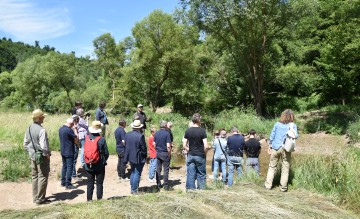 A field trip to the Diemel River restoration: Celebrating the “SpongeBooster of the Year”